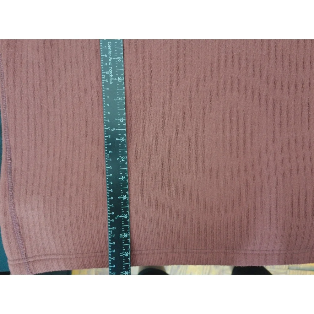 Columbia Quarter Zip Fleece Pullover Mens XXL Rust Red  Ribbed Texture